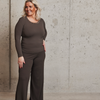 Frida Jazz Pants - Caffe PLUS maat 42-48