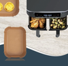 Airfryer papieren vormen, rechthoekig - 100 stuks