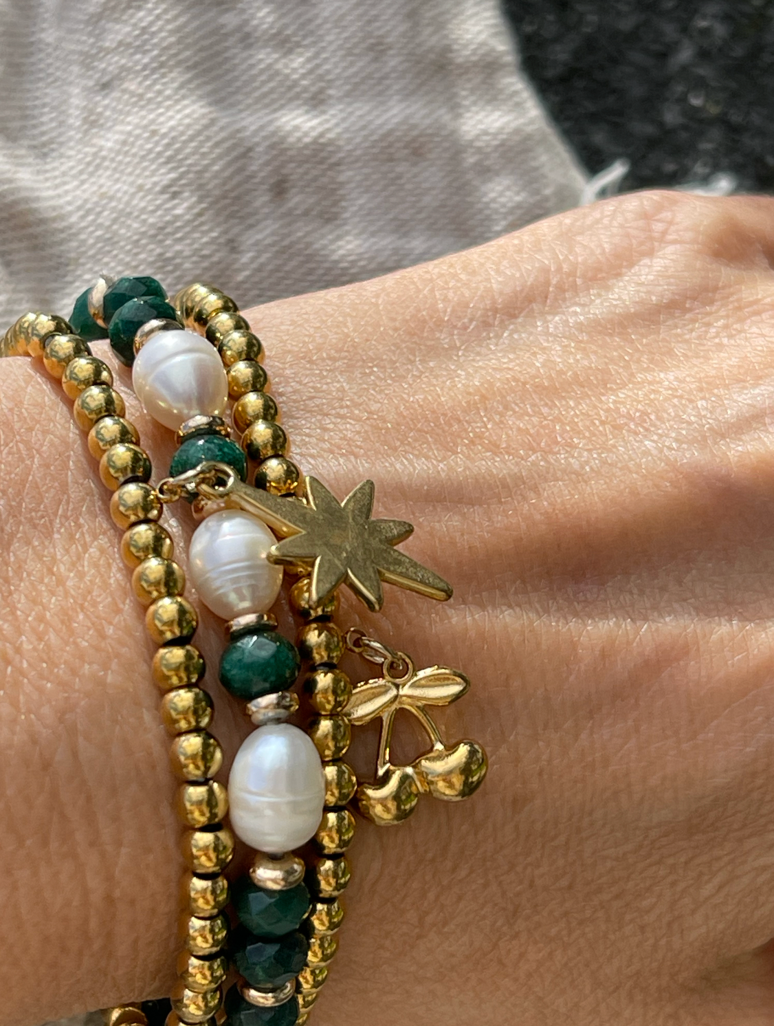 Armbanden Juliane - Emerald