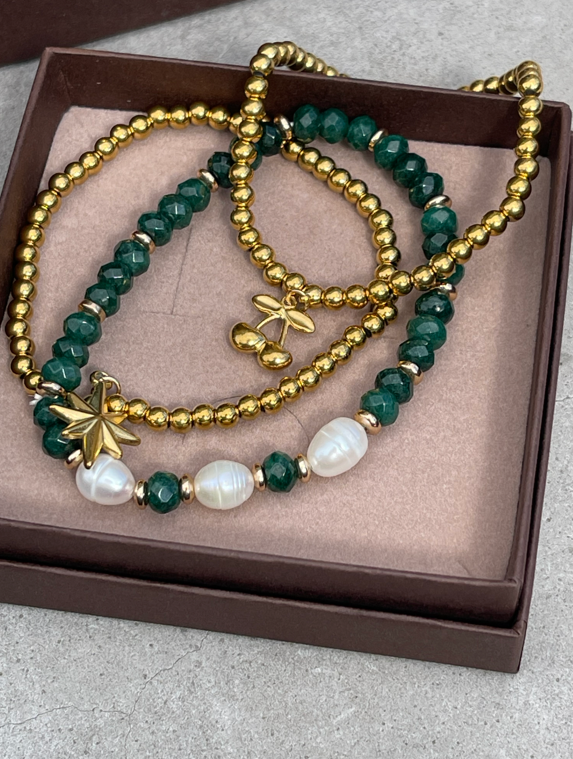 Armbanden Juliane - Emerald