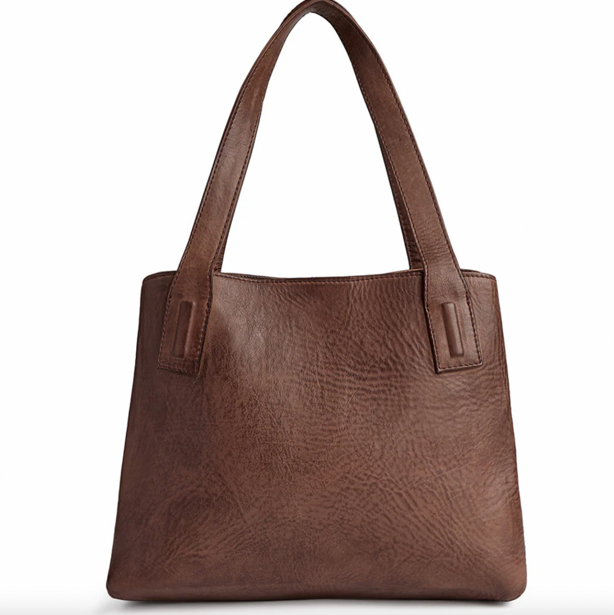 Schoudertas - Brandy leather