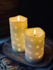 LED-blokkaars White TWINKLE - 12,5 cm