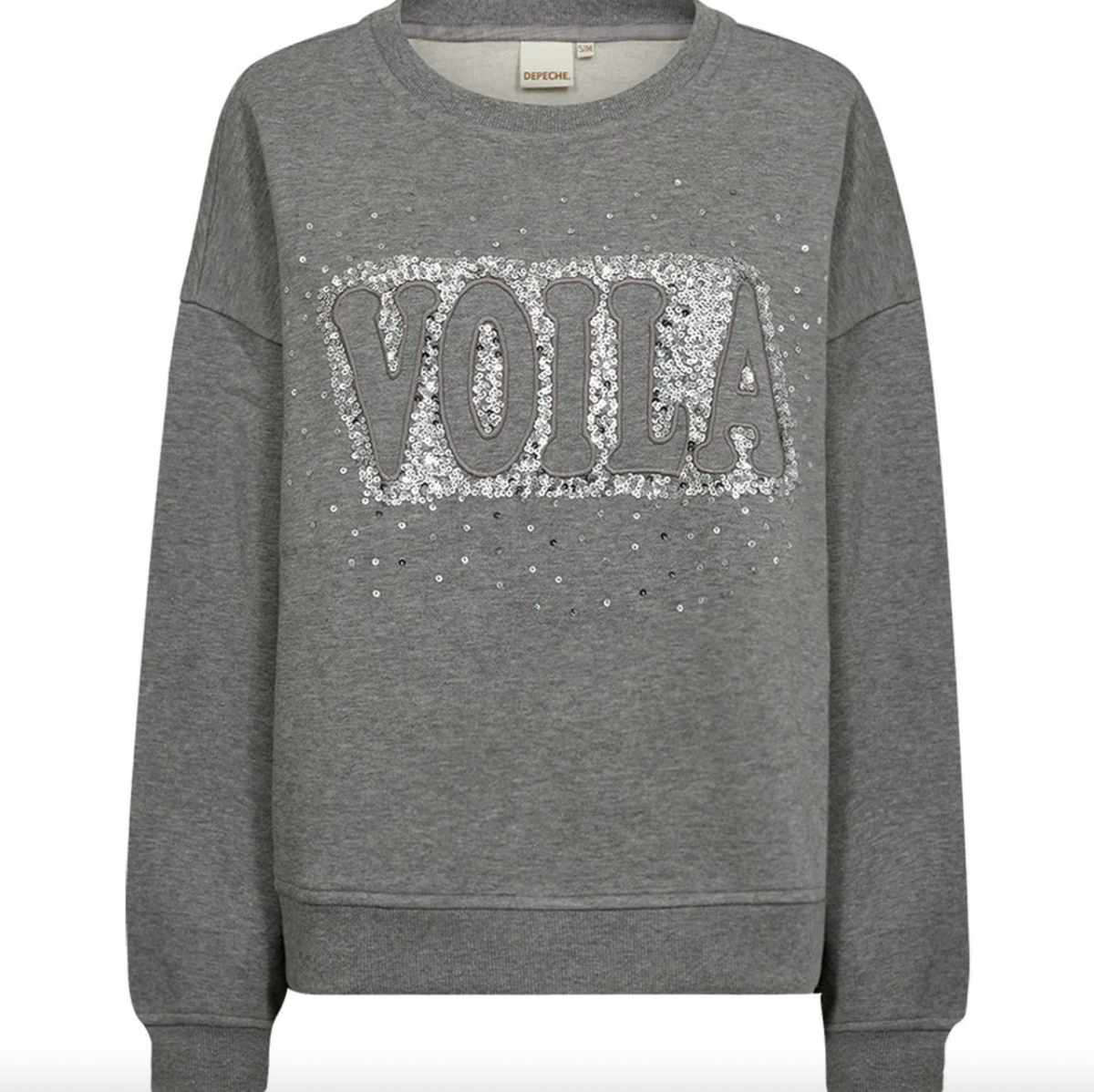 Sweatshirt Oversize - Grey Melange