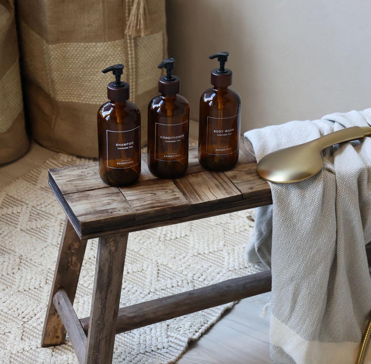 Fles met pomp - Shampoo