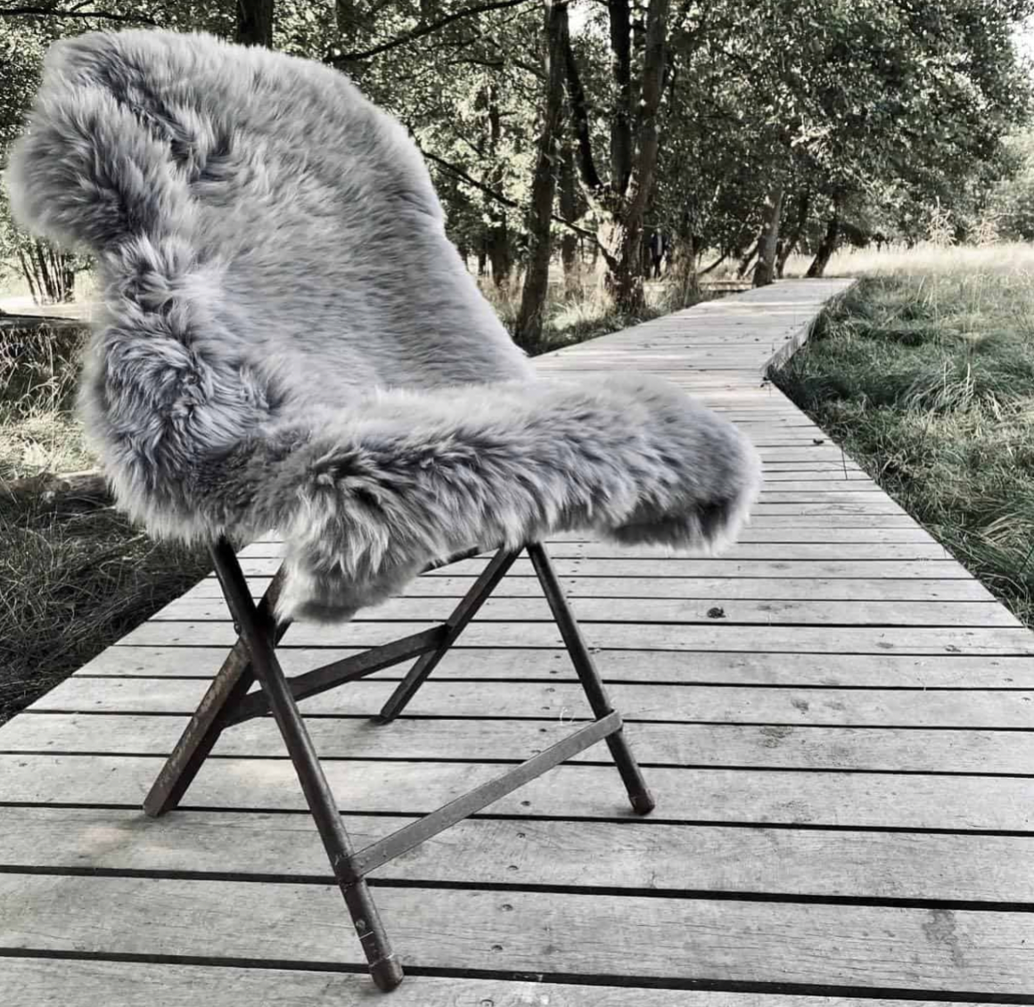 Schapenvacht - Licht - Grijs uit Nieuw-Zeeland