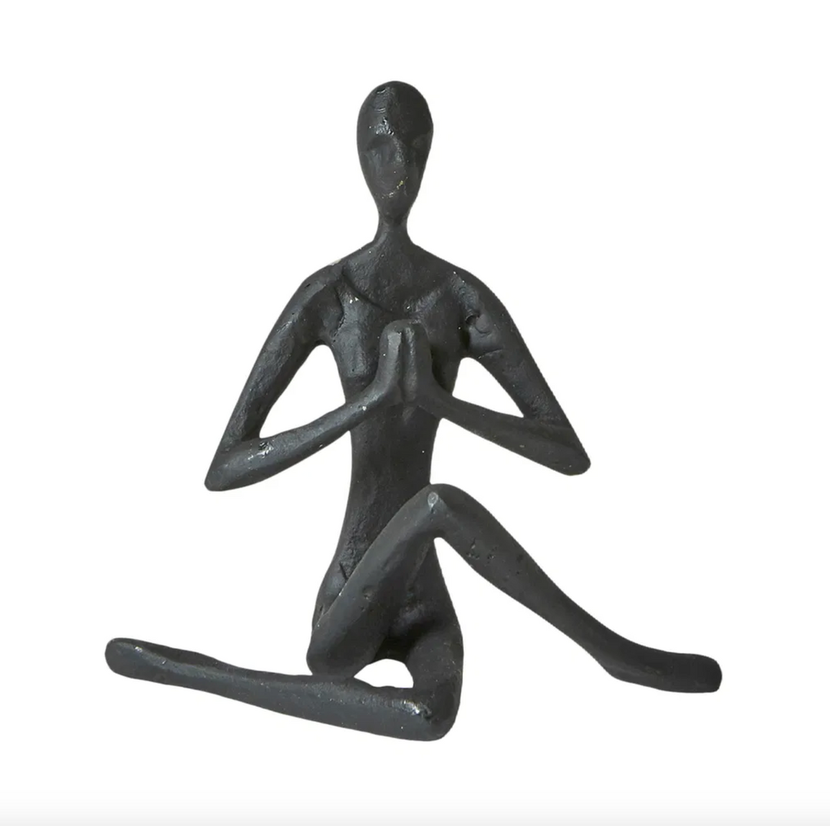 Figuur van zwart ijzer - Yoga