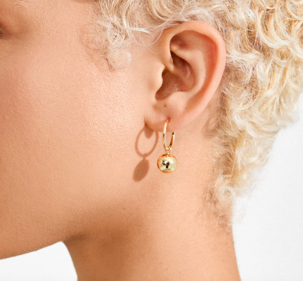 Oorbellen AIR hoop verguld
