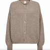 Alpaca cardigan Depeche - Zand