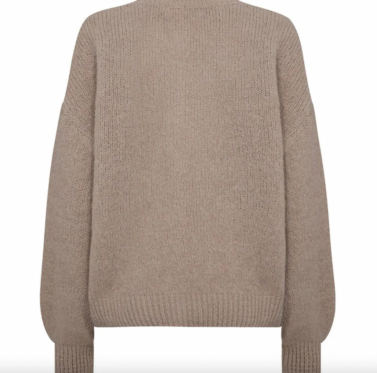 Alpaca cardigan Depeche - Zand