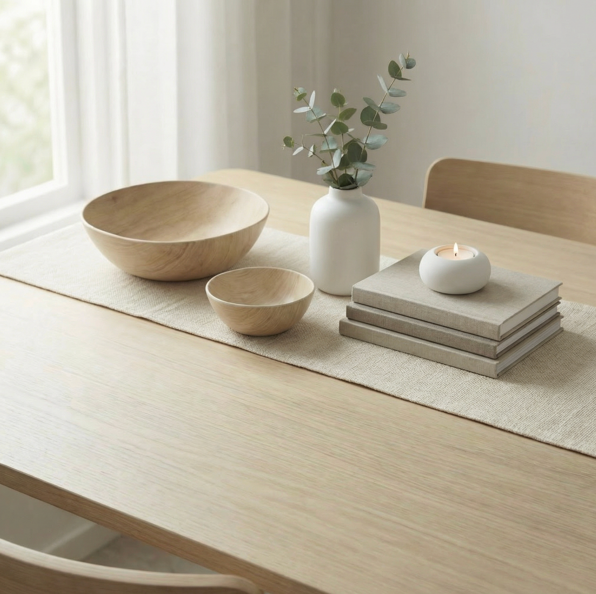 Kom Wood melamine - Meerdere maten