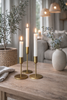 Kandelaarset voor tafelkaarsen – Golden Mindy