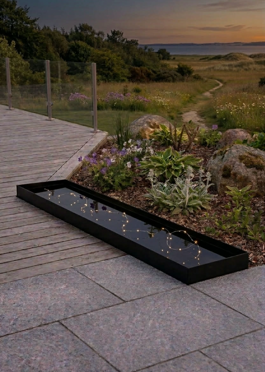 Spiegelvijver Rectangle - Black