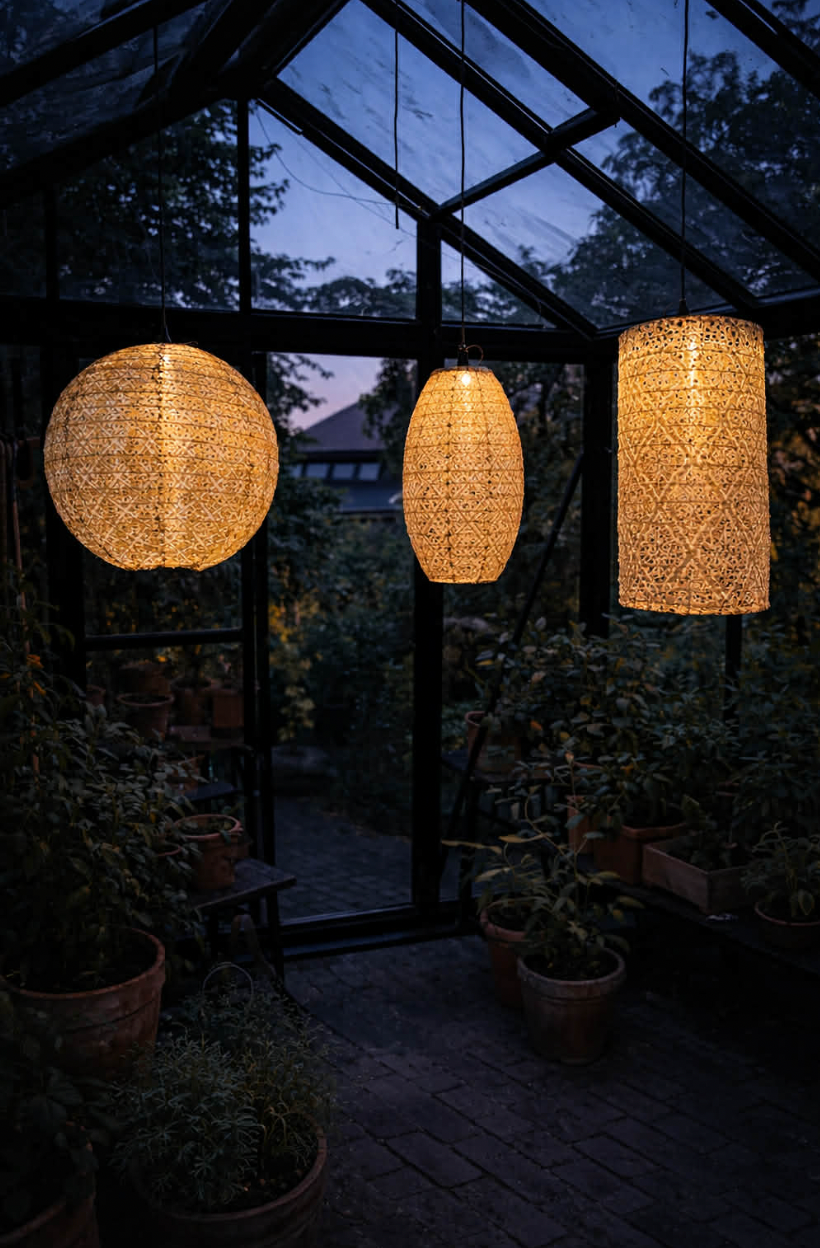 Lamp met zonnepanelen - SUMMER GOLD