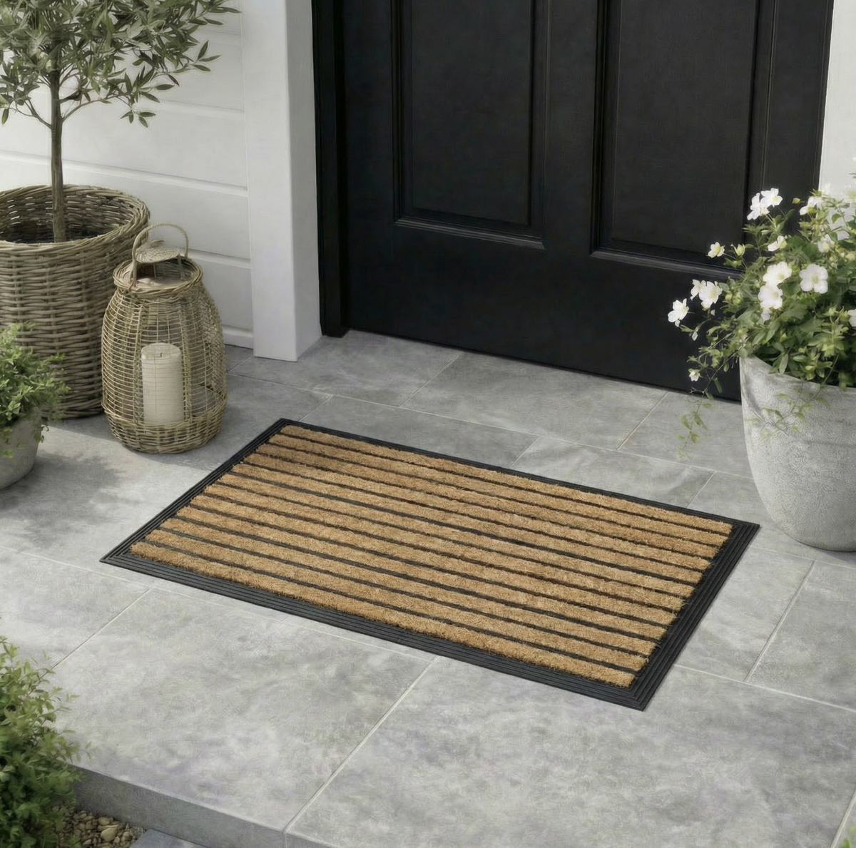 Deurmat met rubber en kokos - 45x75