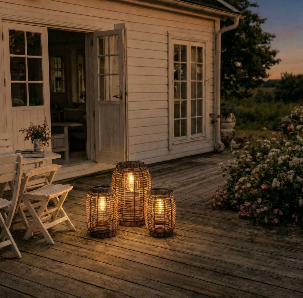 Lantaarn met zonnecellen Molly – XL