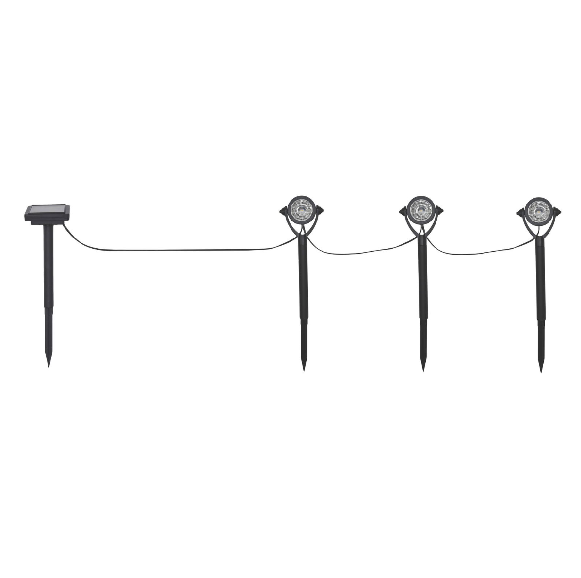 Tuinlampen op solar - 3 st.