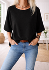 Blouse Sia Zwart – Oversize