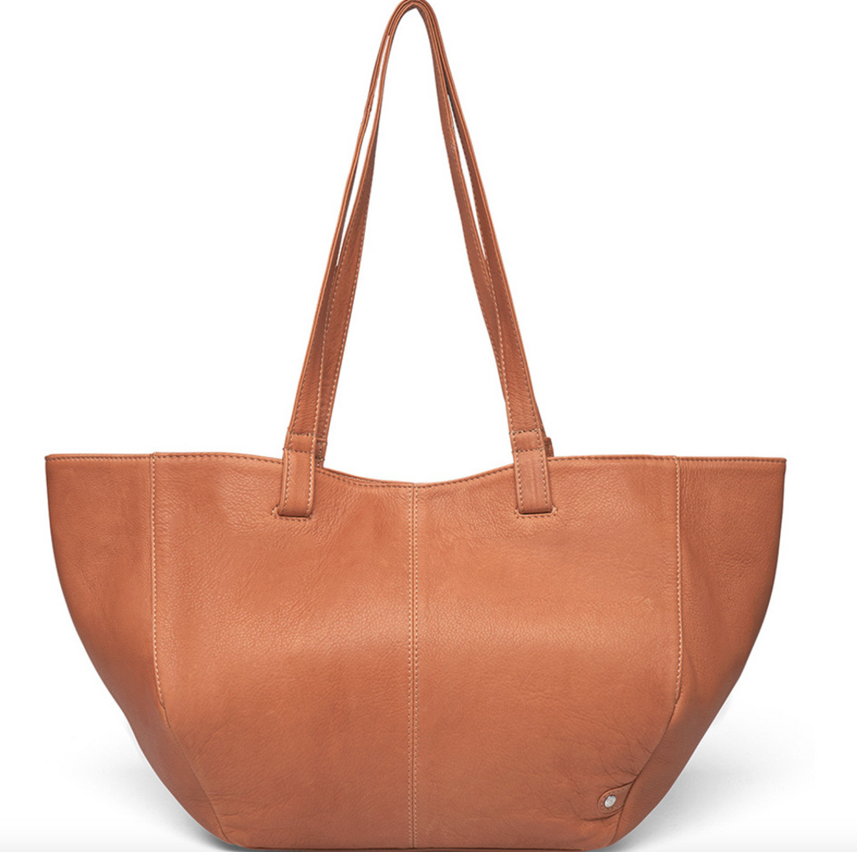 Shopper Aura – Cognac leer
