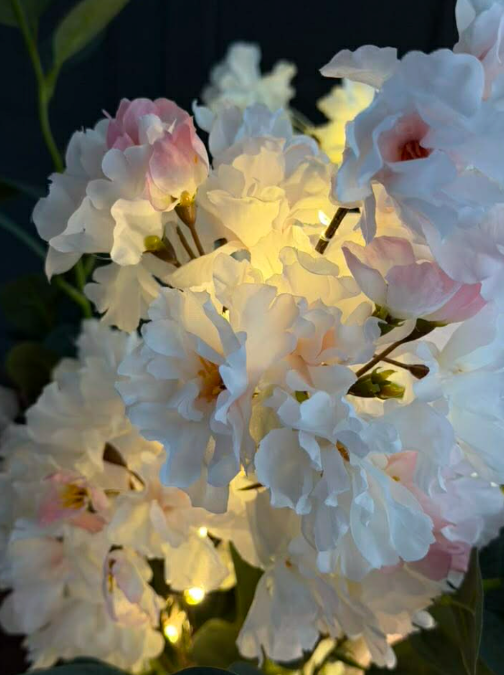 Japanse Kersenbloesemtak met licht - Roze
