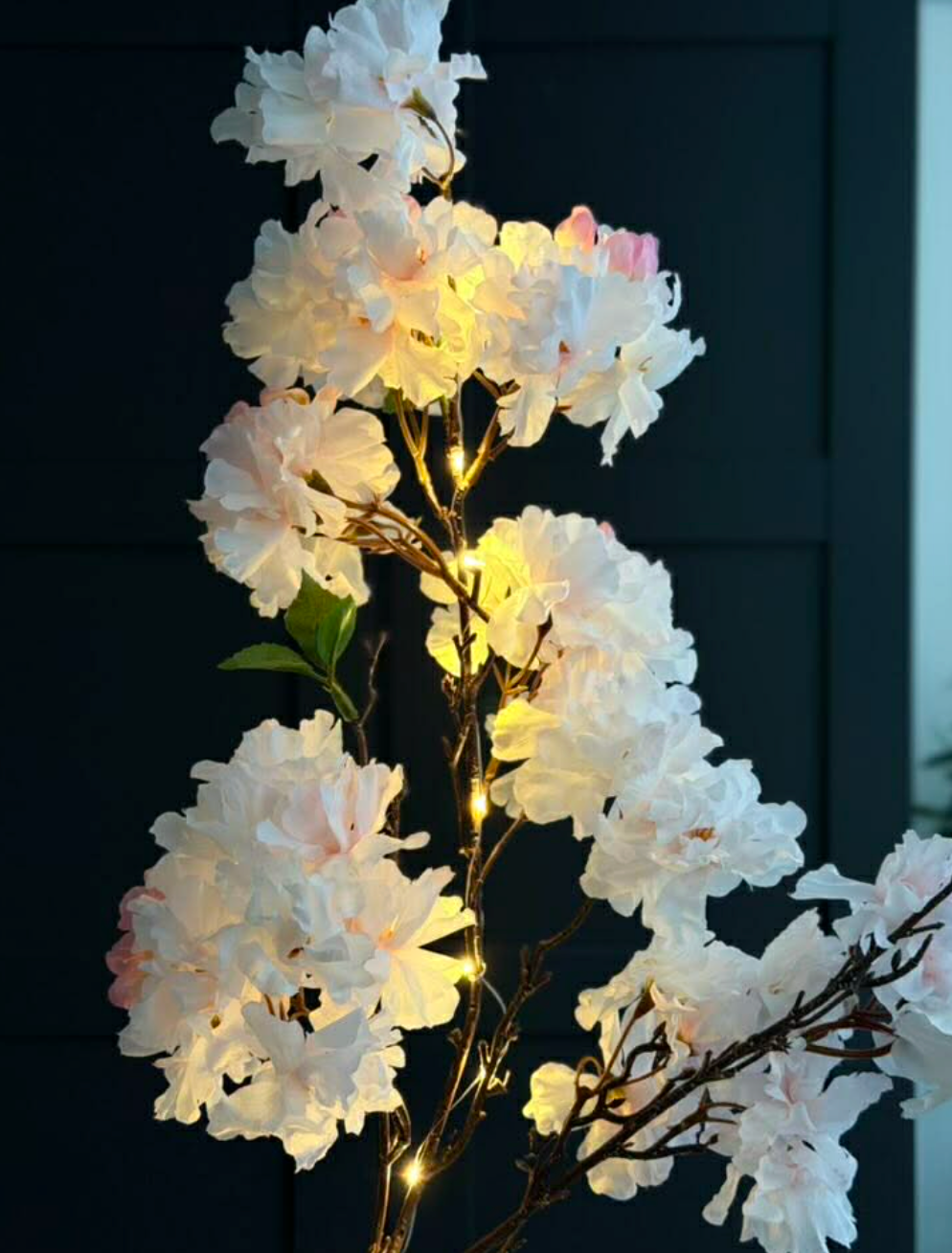 Japanse Kersenbloesemtak met licht - Roze