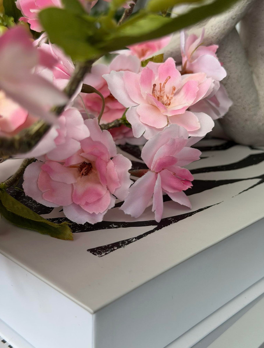 Kersenbloesemtak met licht - Roze