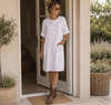 Jurk linnenmix  – White