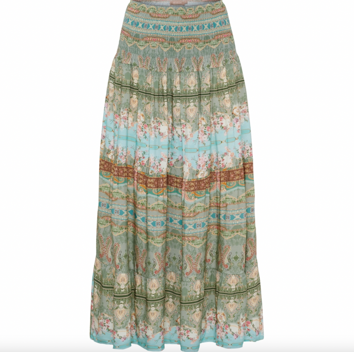 Boho rok Kaki