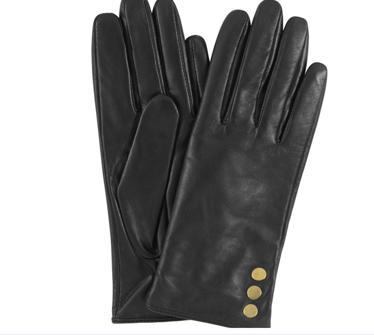 Leren handschoenen black