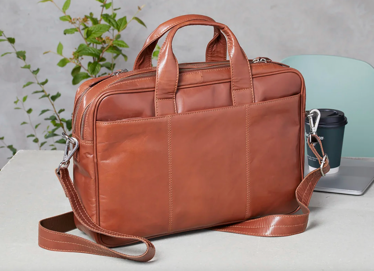 Laptoptas MELLO ITALY - Cognac