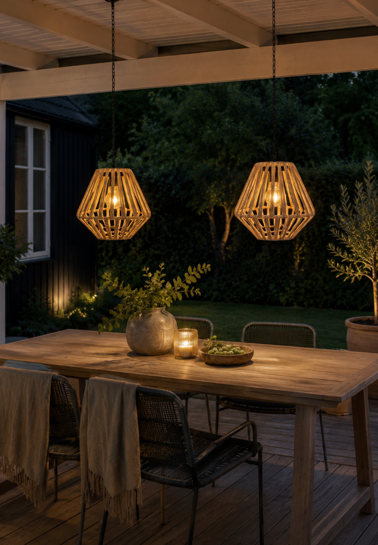Lamp Marie Solar - Naturel