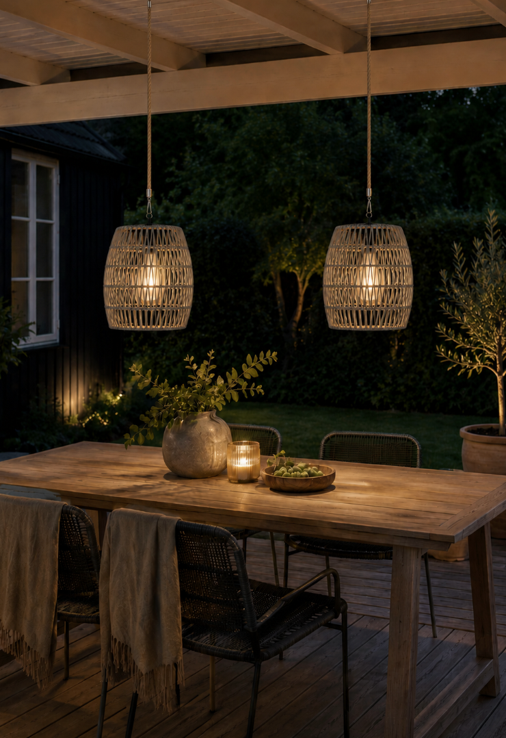 Lamp met solar - Grey