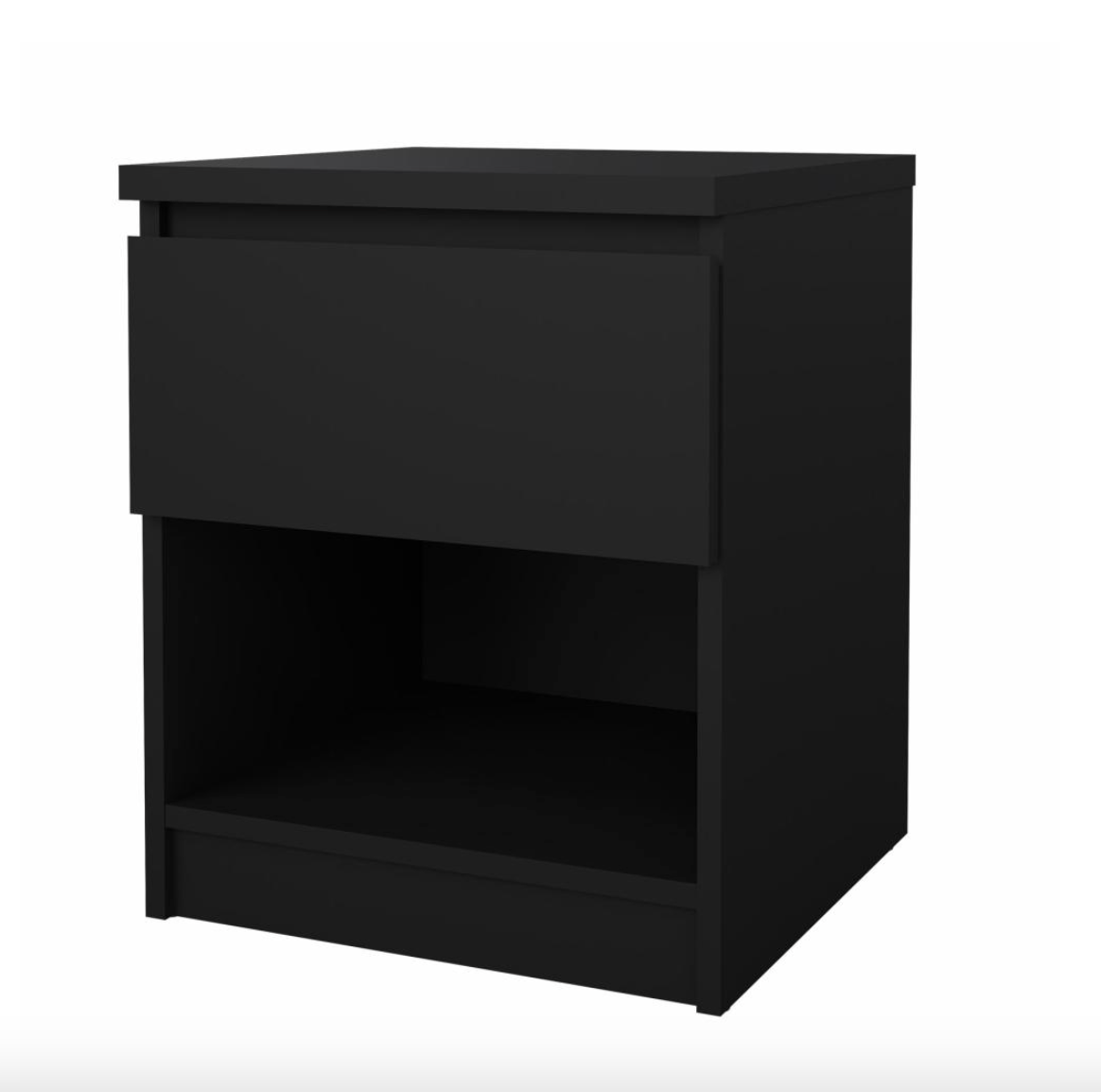 Nachtkastje - Black met 1 lade