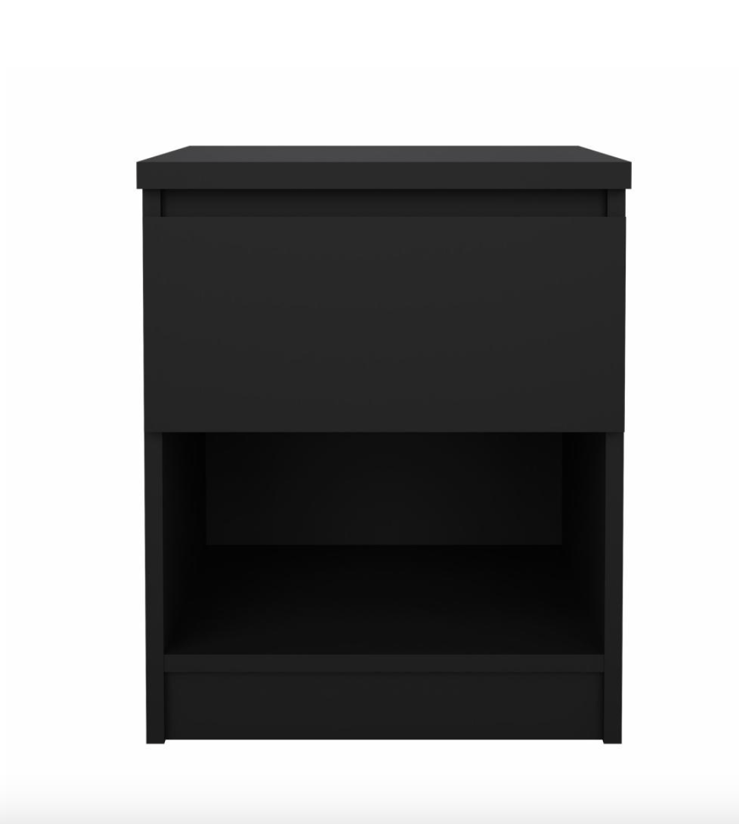 Nachtkastje - Black met 1 lade