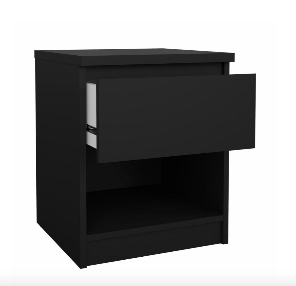 Nachtkastje - Black met 1 lade