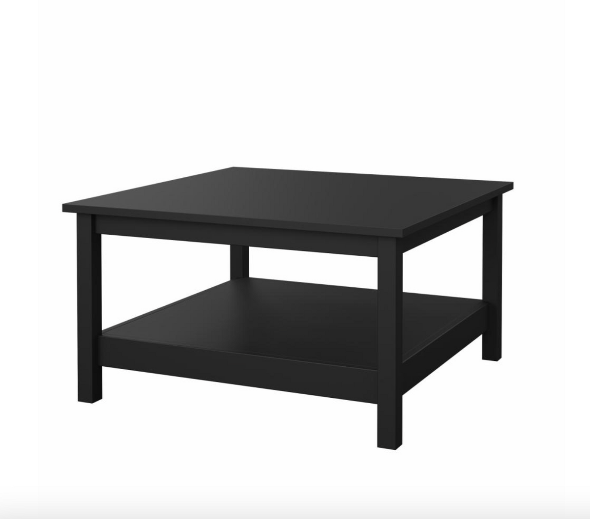 Salontafel met plank - Zwart