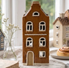 Lichthuisje keramiek - Brown