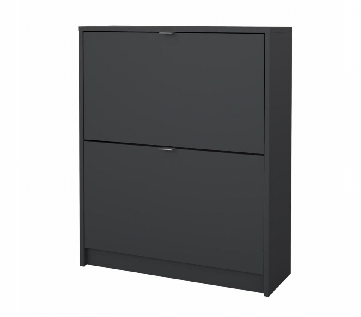 Schoenenkast met 2 vakken + 2 lagen - Grey