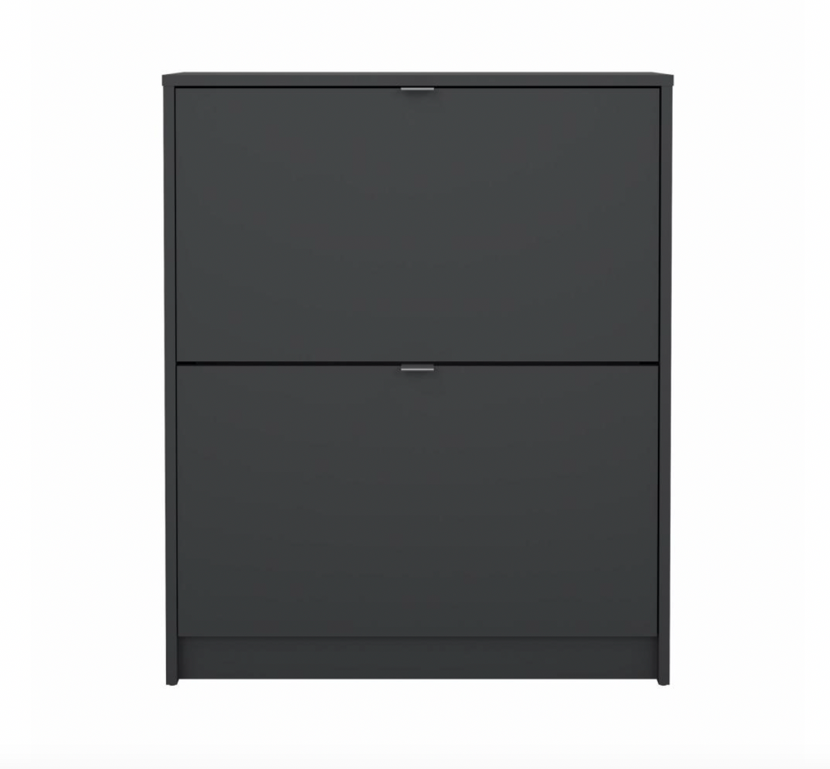Schoenenkast met 2 vakken + 2 lagen - Grey