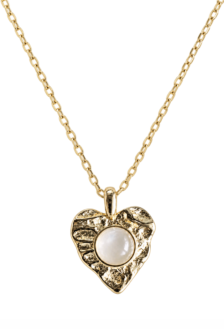 Halsketting Kiki - sterling zilver m. maansteen