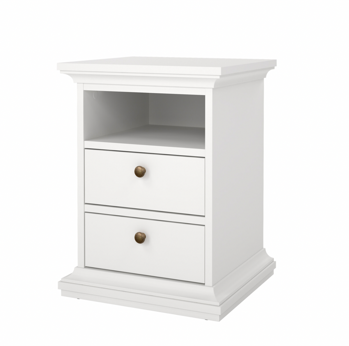 Nachttafel Paris White – 2 lades