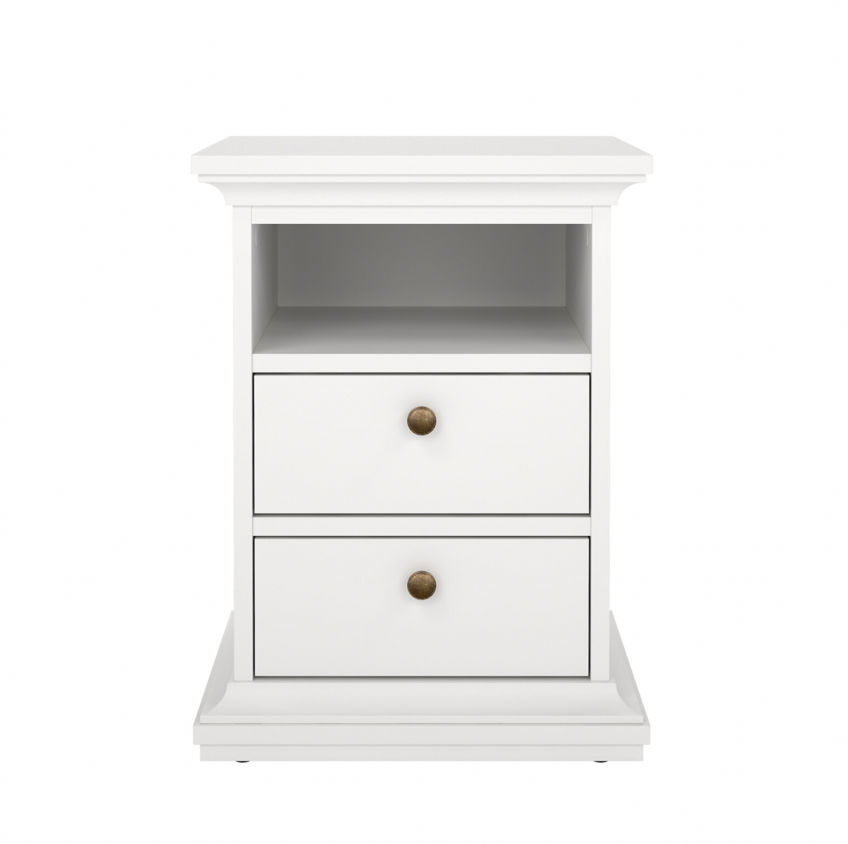 Nachttafel Paris White – 2 lades