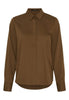 Overhemd Lux bamboe - Chocolate brown