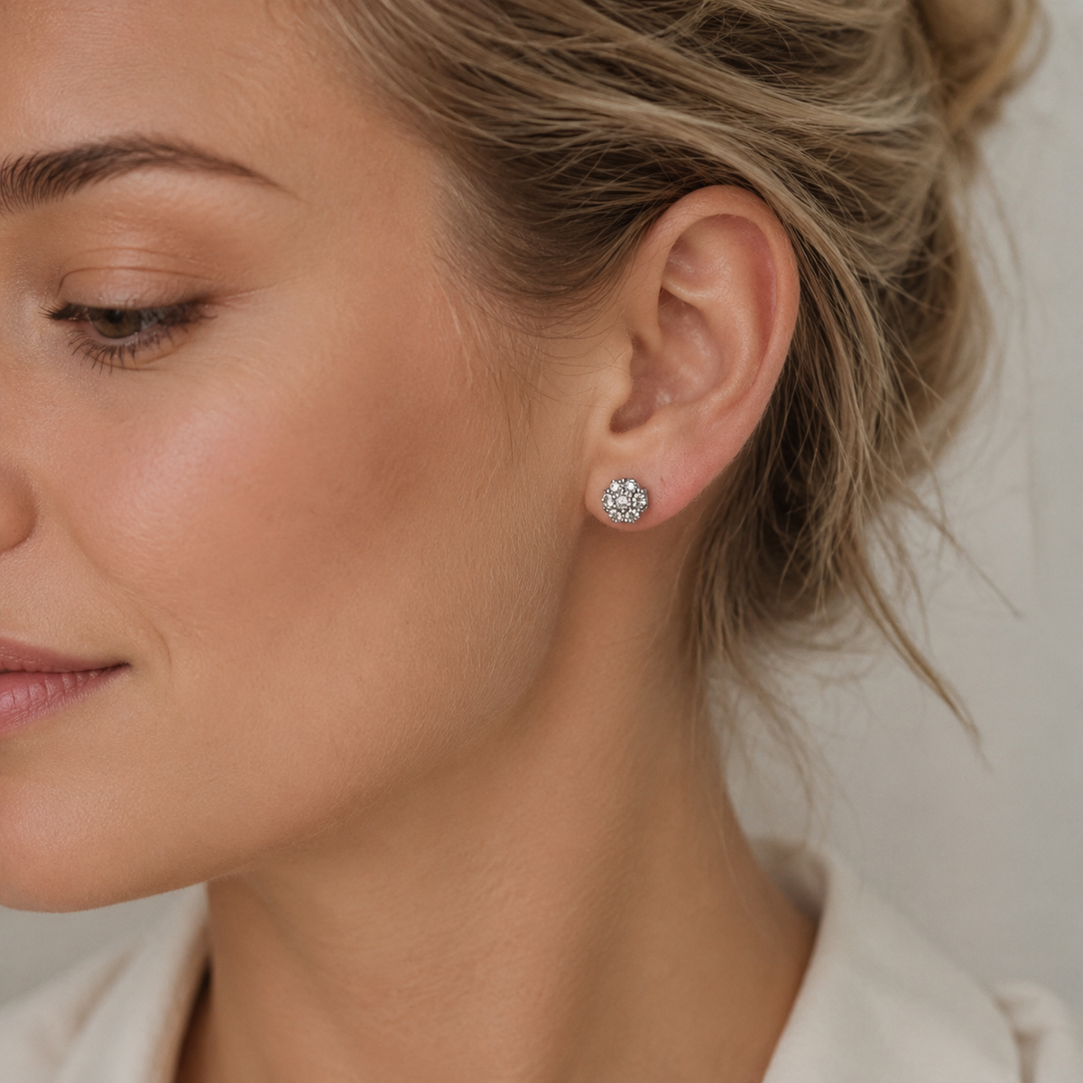 Oorstekers Stacey in sterling zilver