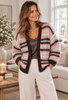Cardigan CALANA – Gestreepte gebreide cardigan