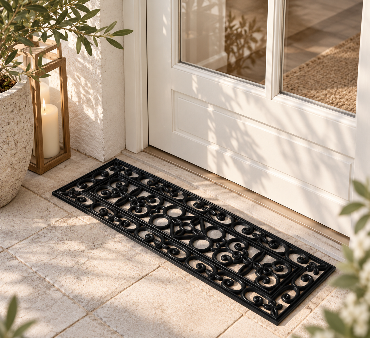 Deurmat - 25x75cm ornament