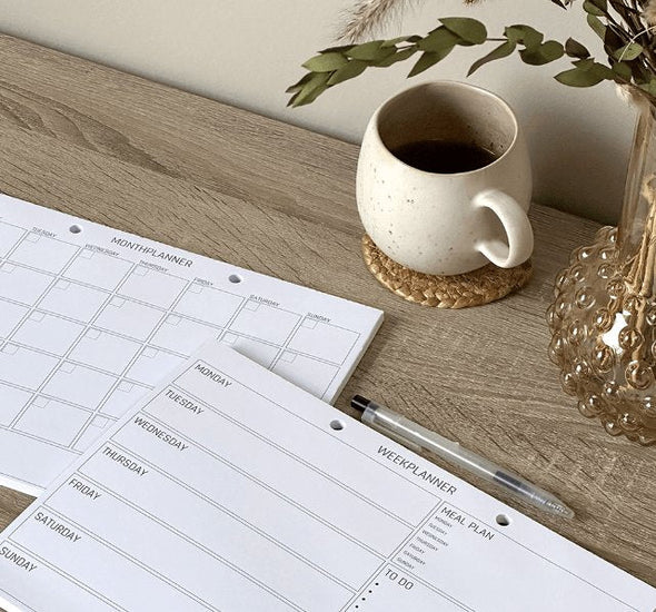 A4 planlægningsblok, ugeplan med Noter - VIAMAJA.DK