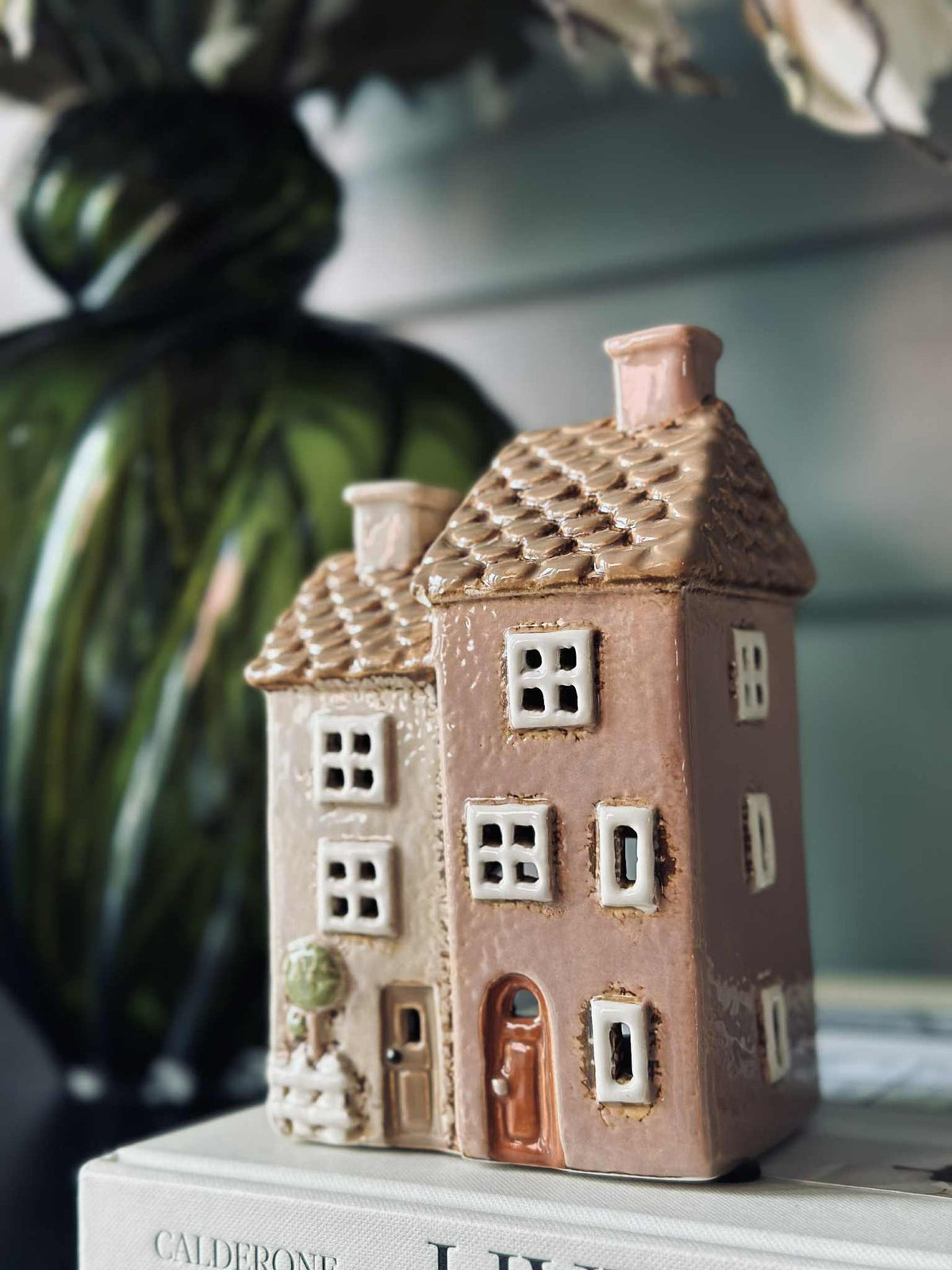 Kaarsenhuis Dubbel Keramiek