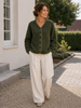 Jas Fleece kaki