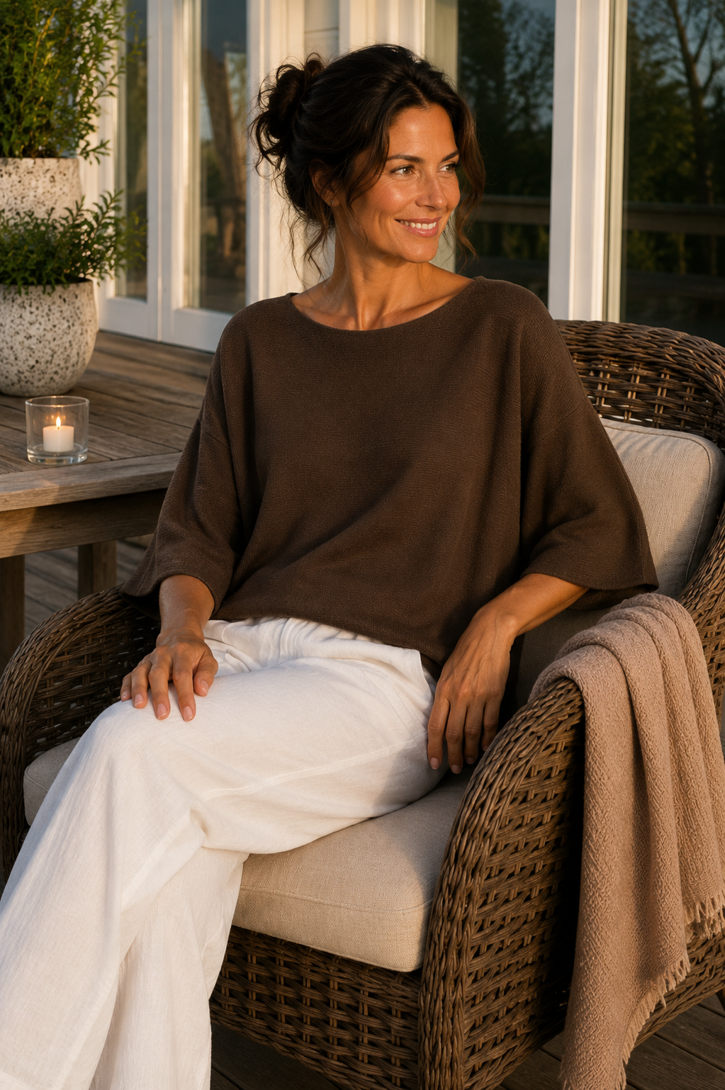 Blouse Sia Brown – Oversized