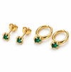 GIA mix met 2 paar oorbellen - Sterling zilver